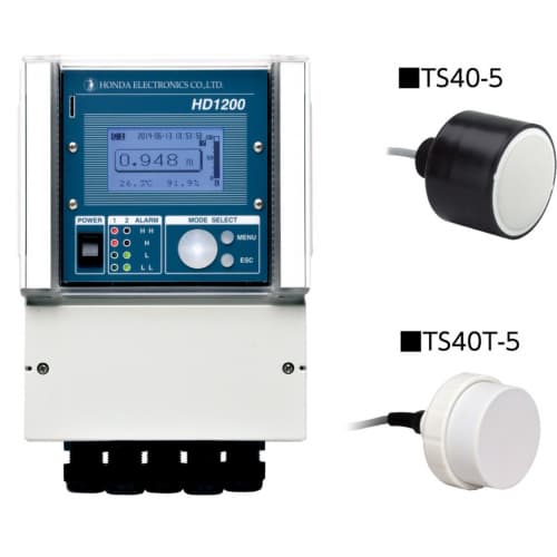 Máy đo mức bằng siêu âm Ultrasonic Level meter HONDA HD1200, cảm biến TS40-5 TS40T-5 Máy đo mức bằng siêu âm Ultrasonic Level meter HONDA HD1200, cảm biến TS40-5 TS40T-5