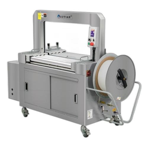 Máy đai dây tự động trên bàn cuộn thép SUNPACK Q8-T Máy đai dây tự động trên bàn cuộn thép SUNPACK Q8-T