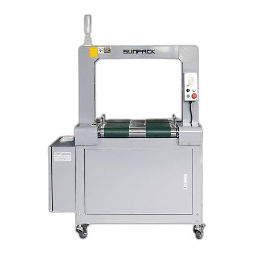 Máy đai dây tự động trên bàn băng SUNPACK Q8S-M2 Máy đai dây tự động trên bàn băng SUNPACK Q8S-M2