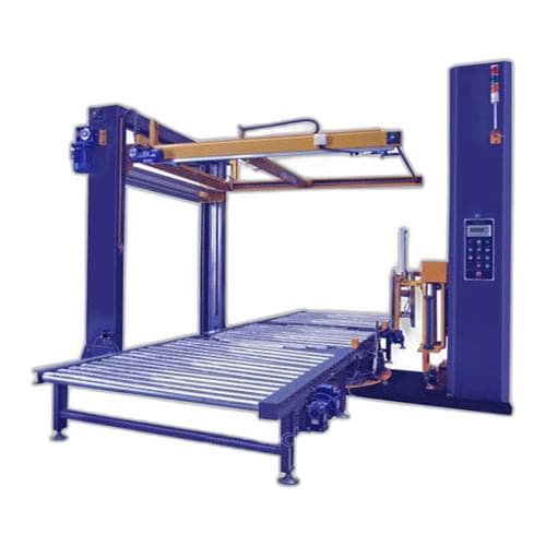 Máy cuốn trải kéo dài trên dây chuyền với máy phân phối màng trên đầu SUNPACK XT-303B Máy cuốn trải kéo dài trên dây chuyền với máy phân phối màng trên đầu SUNPACK XT-303B