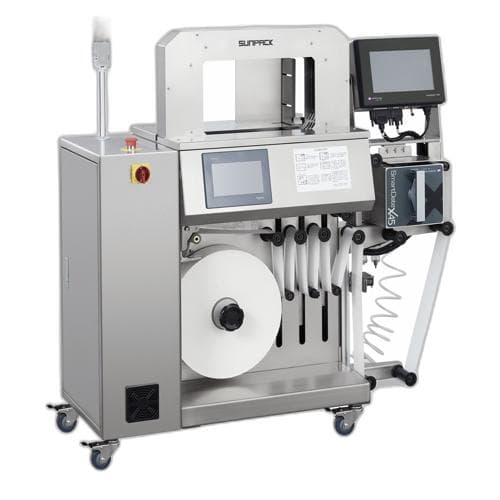 Máy đai dây cấp chân không có máy in SUNPACK WK06-100C-MRQ Máy đai dây cấp chân không có máy in SUNPACK WK06-100C-MRQ