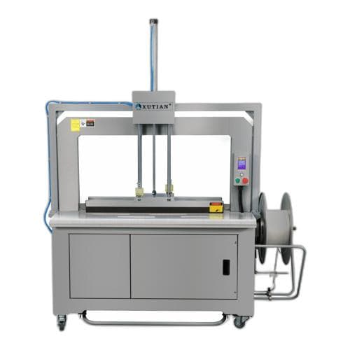 Máy đai dây tự động có đầu ép trên SUNPACK Q8P Máy đai dây tự động có đầu ép trên SUNPACK Q8P