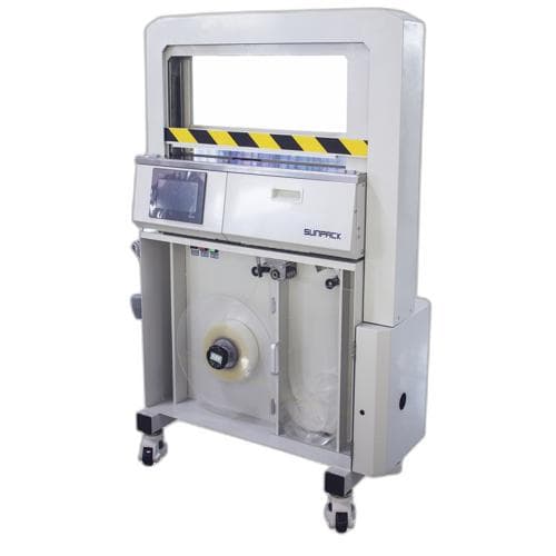 Máy đai dây giấy có đầu ép trên SUNPACK WK04-30BP Máy đai dây giấy có đầu ép trên SUNPACK WK04-30BP