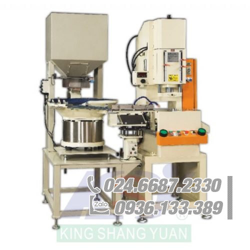 Máy ép thủy lực Hydraulic Press for lock nuts notches and assembly KING SHANG YUAN